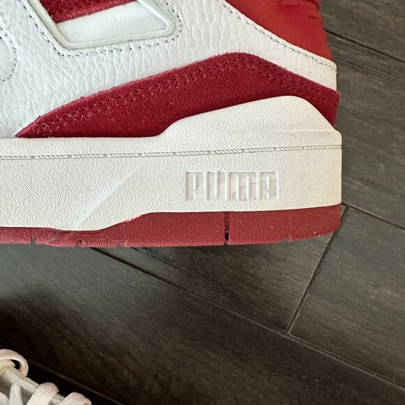 Puma Slipstream Always On Lace Up Mens White/Maroon Sneakers US 12 - Picture 9 of 12